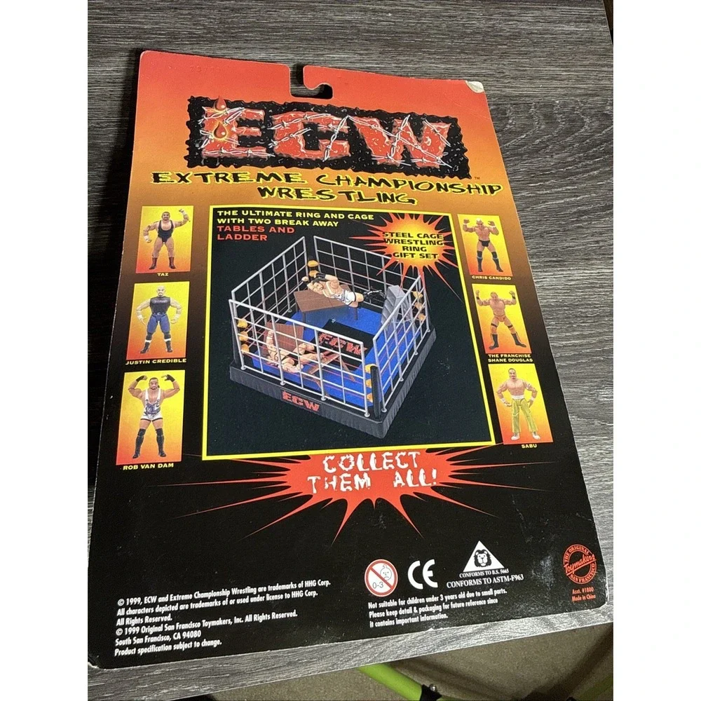 1999 Sabu ECW OSFTM Wrestling Figure‎ Pivot Punch Sealed
